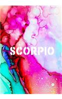 Scorpio: 7x10 wide ruled notebook: fun Birthday Gift for Scorpio zodiac astrology sun sign: October 24- November 22