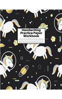 Handwriting Practice Paper Workbook