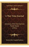 War-Time Journal