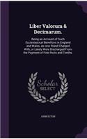 Liber Valorum & Decimarum.