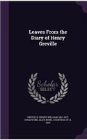 Leaves From the Diary of Henry Greville