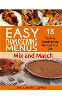 Easy Thanksgiving Menus
