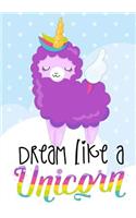 Unicorn Alpaca Notebook