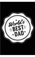 World's Best Dad: Dads Memory Books V5
