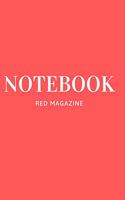 Notebook: Red Magazine