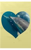 I Love Dolphins - Notebook For Kids: Blank Wide Ruled Notebook For Children