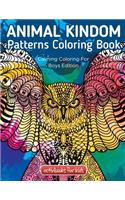 Animal Kingdom Patterns Coloring Book: Calming Coloring For Boys Edition