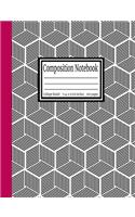 Composition Notebook: College Ruled 7.44 x 9.69 in, 100 page book for girls, kids, school, students and teachers