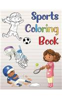 Sports Coloring Book