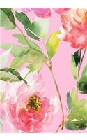 Peonies Sketchbook 7 x 10