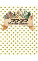 2020-2029 Monthly Planner 8.5x11