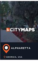 City Maps Alpharetta Georgia, USA