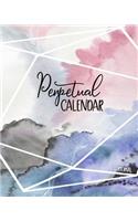 Perpetual Calendar Journal: Important Dates Gift And Card Notebook