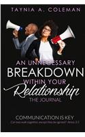 An Unnecessary Breakdown Within Your Relationship The Journal: Communication Is Key