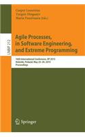 Agile Processes in Software Engineering and Extreme Programming: 16th International Conference, XP 2015, Helsinki, Finland, May 25-29, 2015, Proceedings