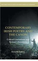 Contemporary Irish Poetry and the Canon
