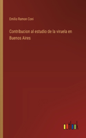 Contribucion al estudio de la viruela en Buenos Aires