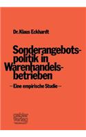 Sonderangebotspolitik in Warenhandelsbetrieben