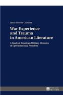 War Experience and Trauma in American Literature