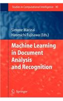 Machine Learning in Document Analysis and Recognition