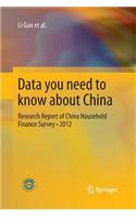 Data You Need to Know about China