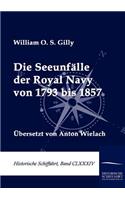 Seeunfälle der Royal Navy von 1793 bis 1857