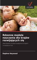 Rdzenne modele nauczania dla krajów rozwijaj&#261;cych si&#281;