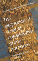 sequence of a set of consecutive prime numbers: consecutive prime numbers