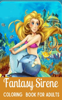 Fantasy Sirene coloring book for Adults