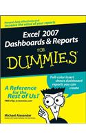 Excel 2007 Dashboards and Reports For Dummies