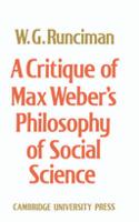 Critique of Max Weber's Philosophy of Social Science