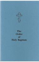 The Order of Holy Baptism