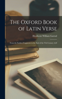 Oxford Book of Latin Verse