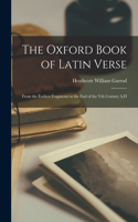 The Oxford Book of Latin Verse