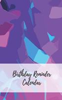 Birthday Reminder Calendar
