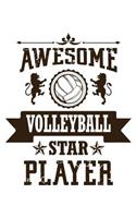 Awesome Volleyball Star Player