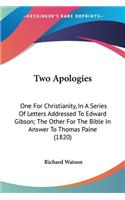 Two Apologies