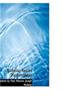 Mathesis: Recueil Mathematique