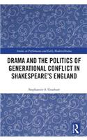 Drama and the Politics of Generational Conflict in Shakespeare's England