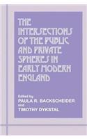 Intersections of the Public and Private Spheres in Early Modern England