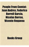 People from Comtat: Juan Andres, Federico Borrell Garcia, Nicolas Borras, Vicente Requena(English)
