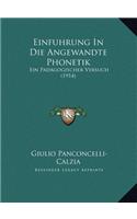 Einfuhrung In Die Angewandte Phonetik