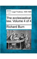 ecclesiastical law. Volume 4 of 4