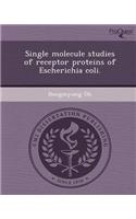 Single Molecule Studies of Receptor Proteins of Escherichia Coli