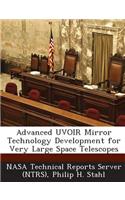 Advanced Uvoir Mirror Technology Development for Very Large Space Telescopes