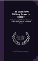 The Balance Of Military Power In Europe