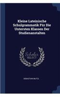 Kleine Lateinische Schulgrammatik Für Die Untersten Klassen Der Studienanstalten