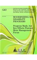 Modernizing SSA Disability Programs