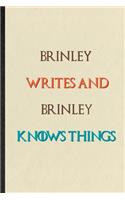Brinley Writes And Brinley Knows Things