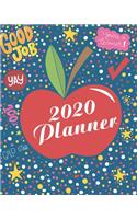 2020 Planner: Daily Weekly Monthly Planner Yearly Agenda 8.5 x 11'' - 160 pages for Academic Agenda Schedule Organizer - Perfect for Planning and Organizing Your 